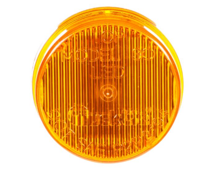 LED Light Series 30 M/C 2" Round Yellow Grommet Mount